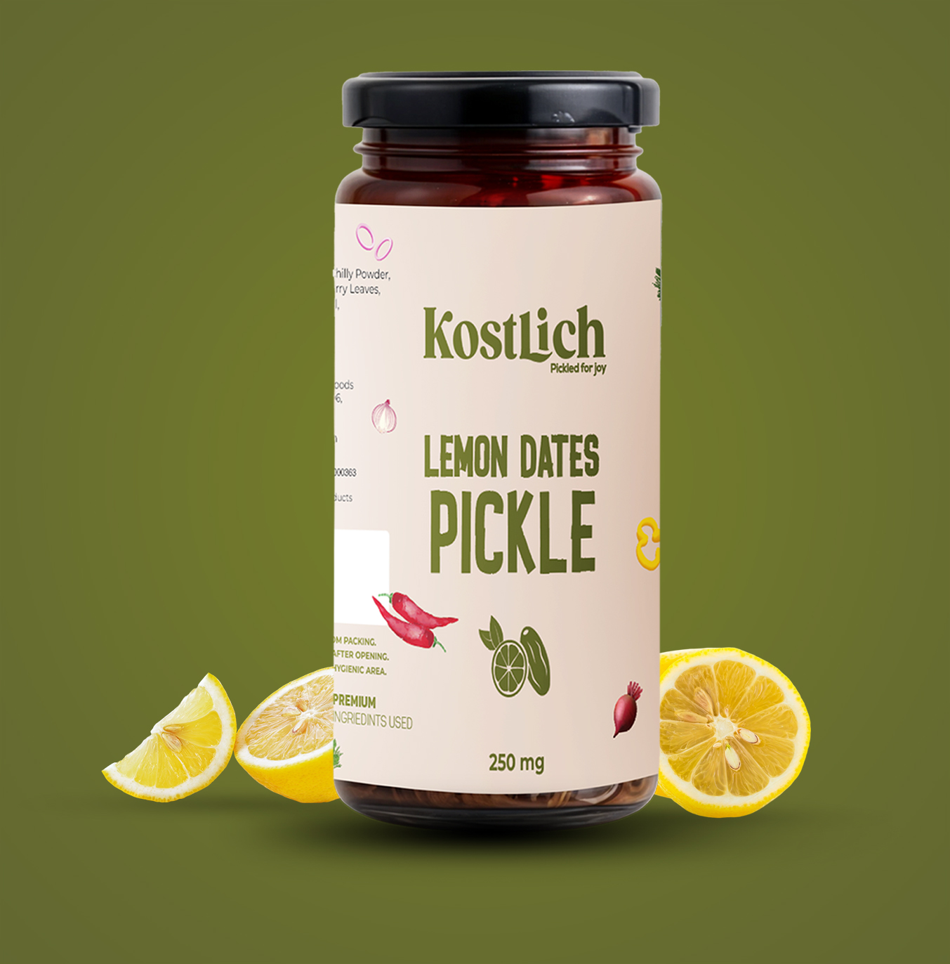 Lemon Dates Pickle - Image 1