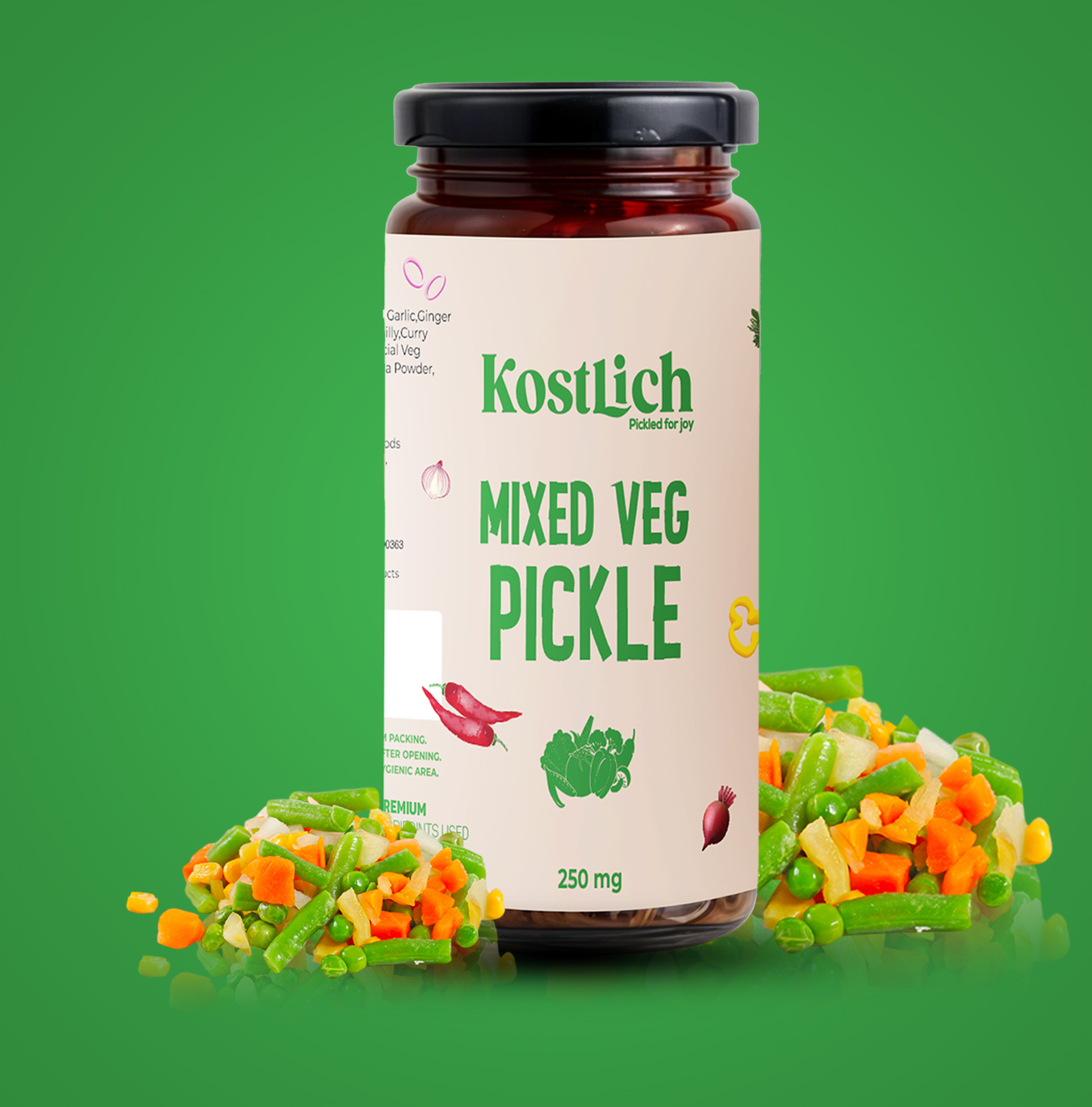 Mixed Vegetable Pickle - Image 1